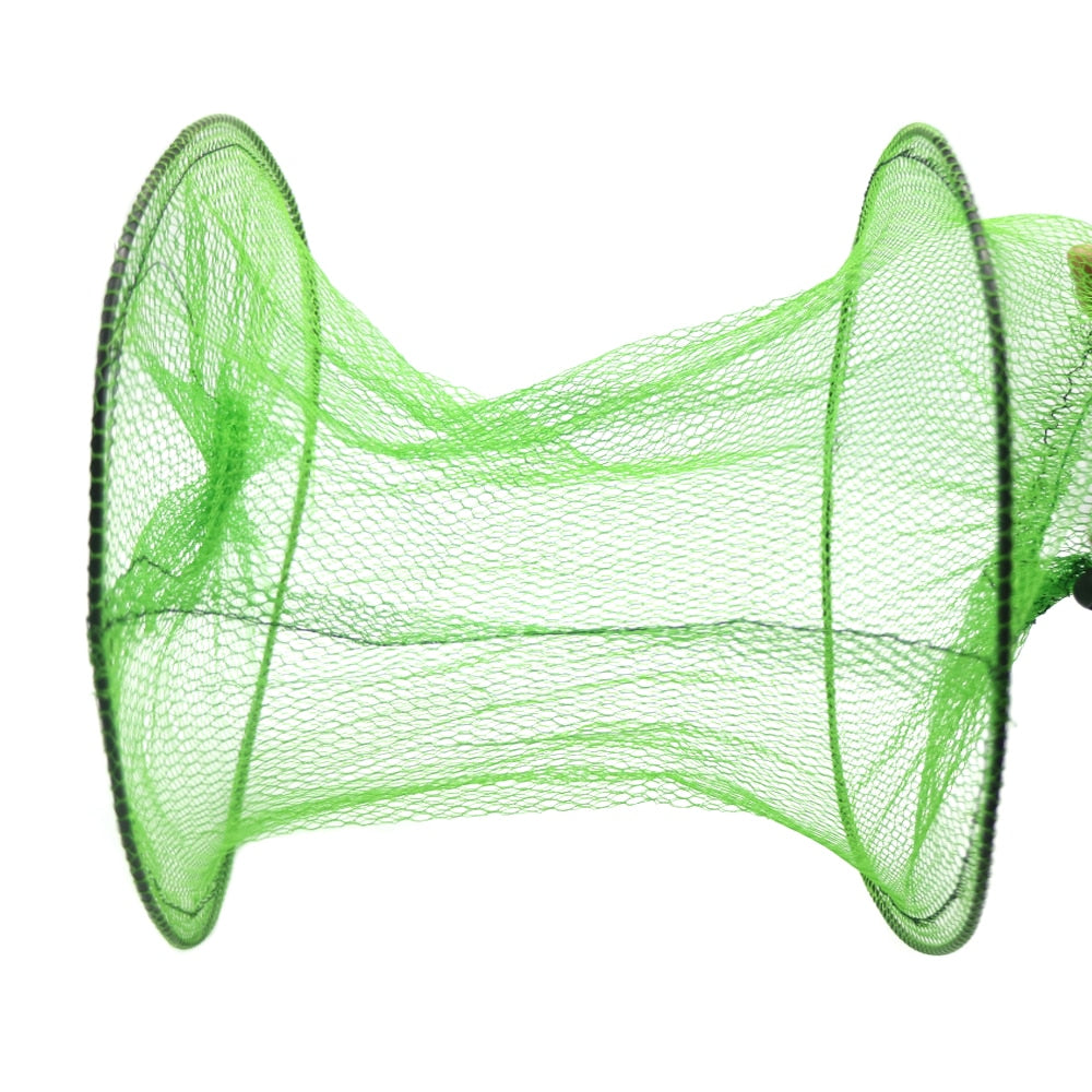 2 Layers Portable Fishing Net Mesh Cage