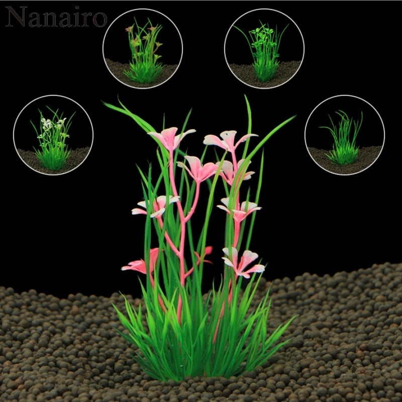 2017 New 13cm Underwater Artificial Aquatic Plant Ornaments For