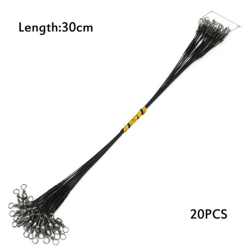 20PCS Anti Bite Steel Fishing Line