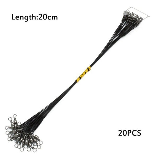 20PCS Anti Bite Steel Fishing Line