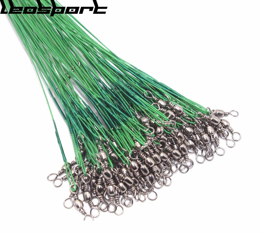 20PCS Anti Bite Steel Fishing Line