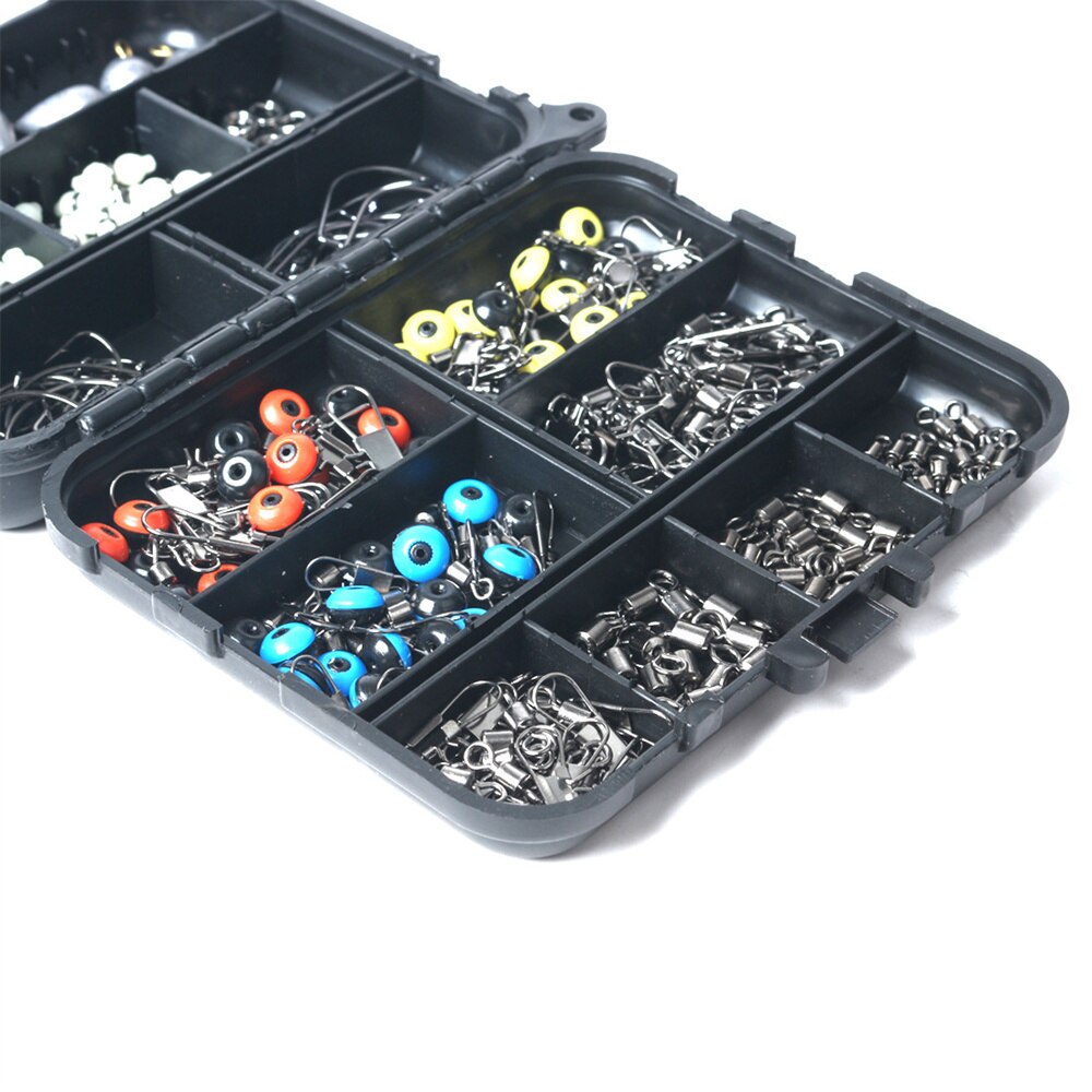 251pcs/box Portable Fishing Tackles Set