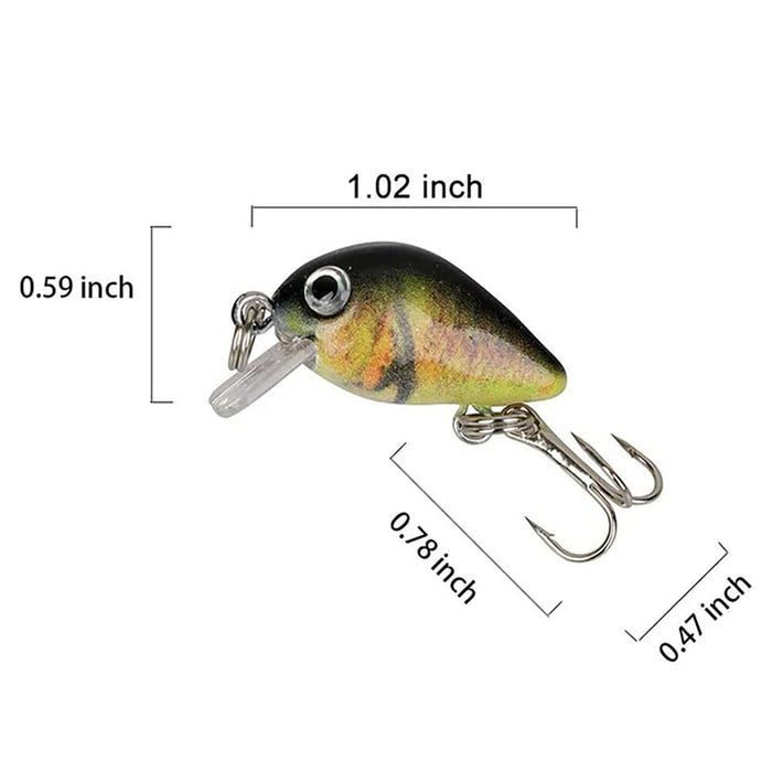28mm 2g Mini Crankbaits Fishing