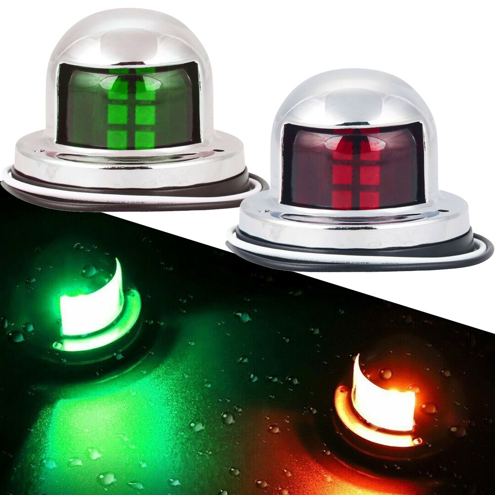 2pcs Led Boat Navigation Light 12v