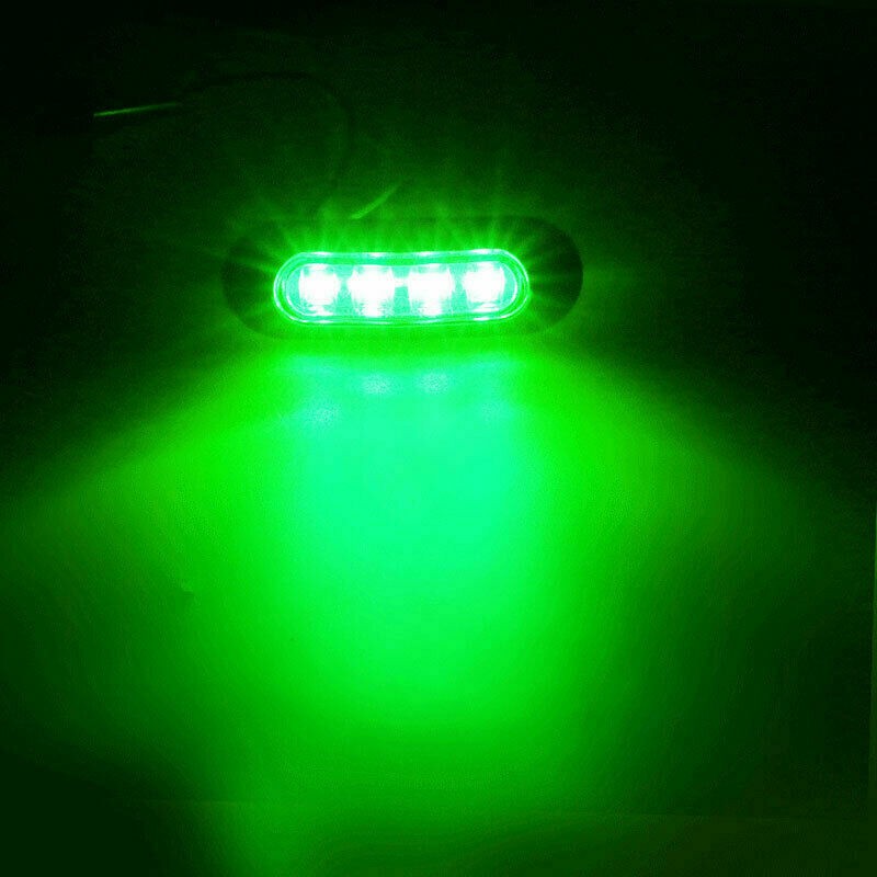 2pcs Red Green Led Boat Navigation Light