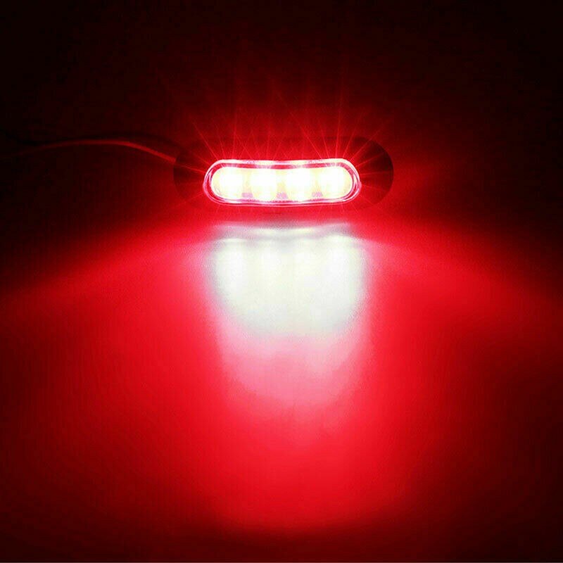 2pcs Red Green Led Boat Navigation Light