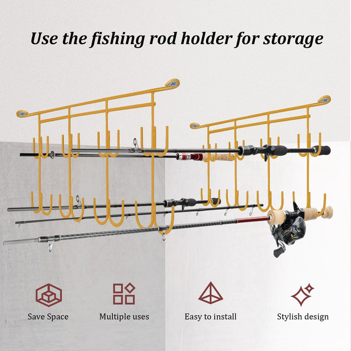 2pcs Fishing Rod Holder Stand