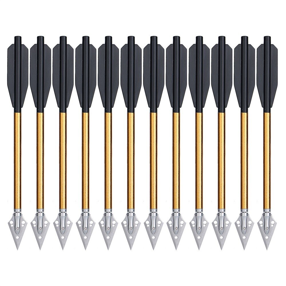 3/6/12/24PCS Huntingdoor 6.25 inch Aluminium Crossbow