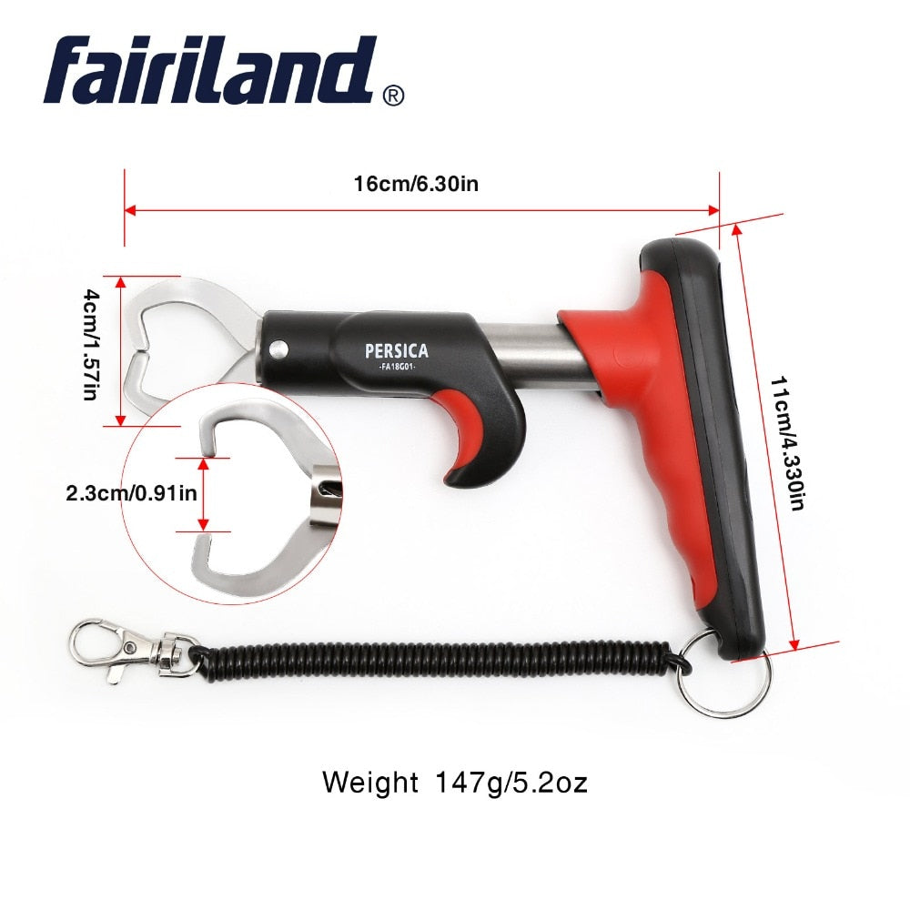 Mini Gun-style Fishing Gripper W/ 25kg(55lb) Digital Scale