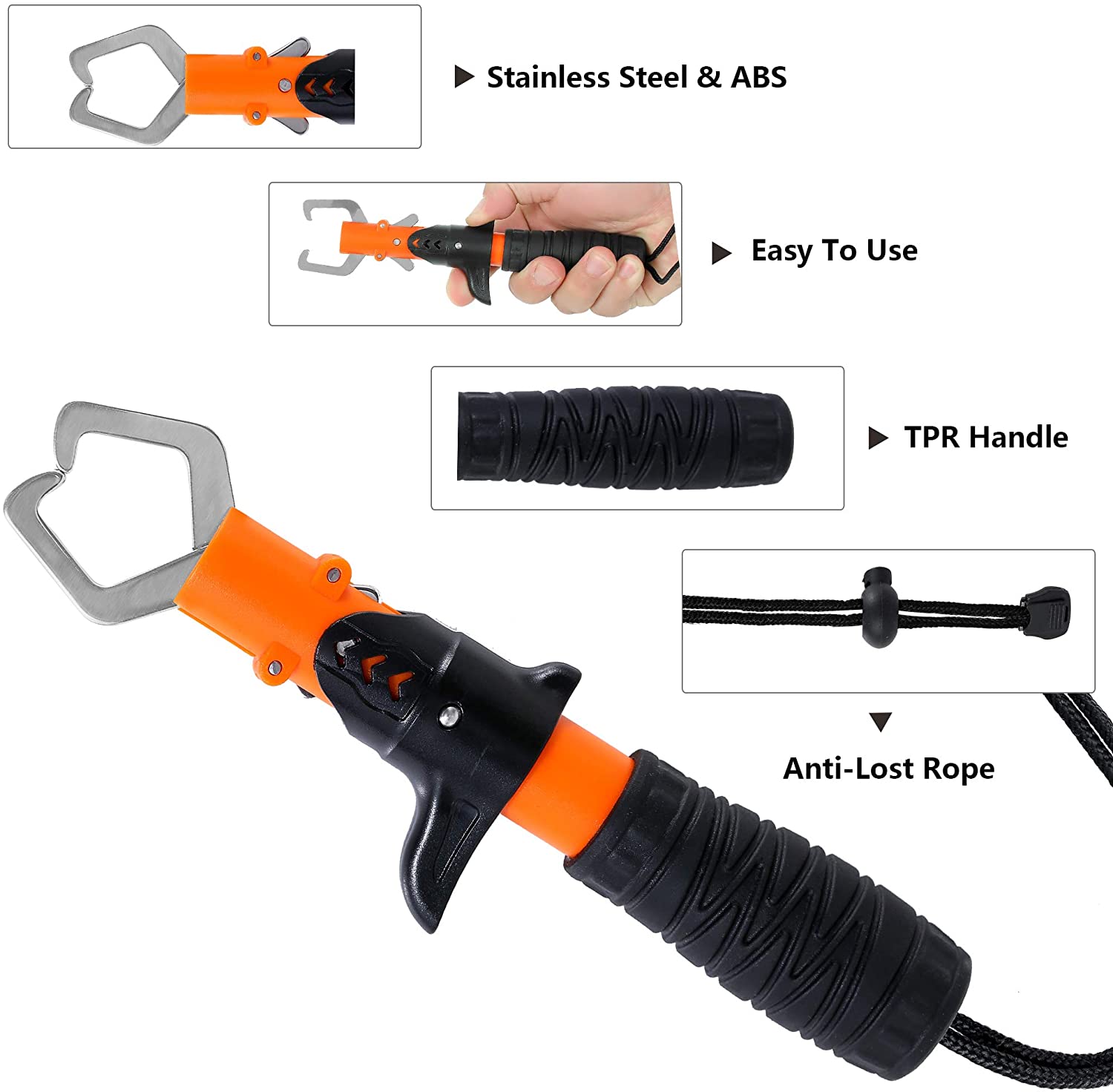 3pc Fishing Tool Kit Aluminum Fish Hook Remover