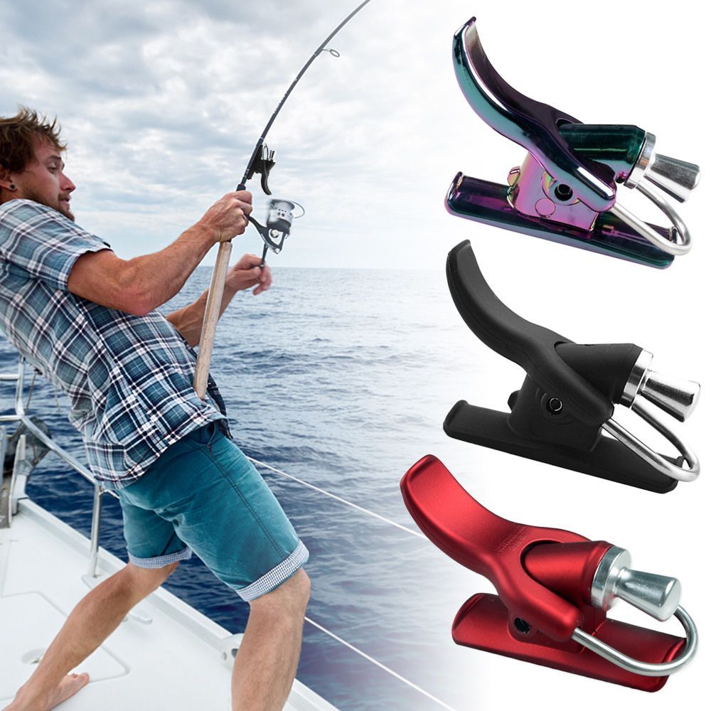 Fishing Launch Gun Clamp Thumb Button