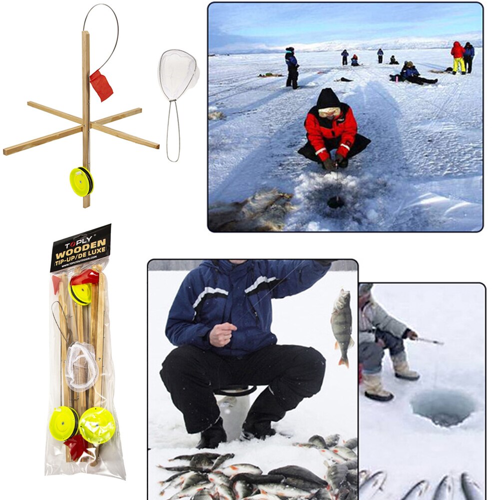 3pcs Ice Angling Tools with Nylon Wire