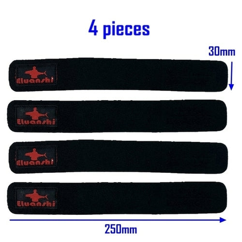 4 Pieces Fishing Rod Belt Strap Rope