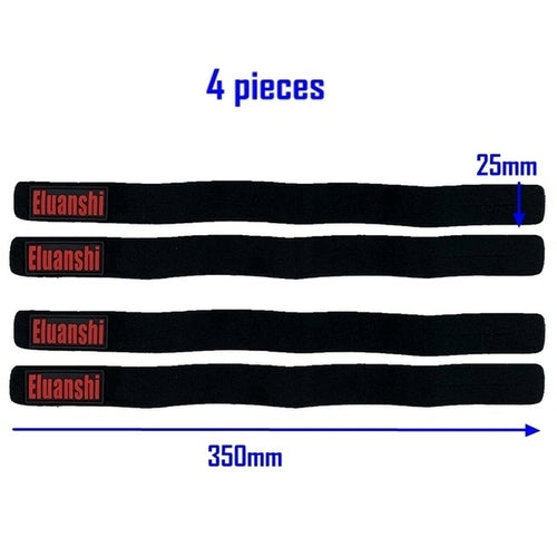 4 Pieces Fishing Rod Belt Strap Rope