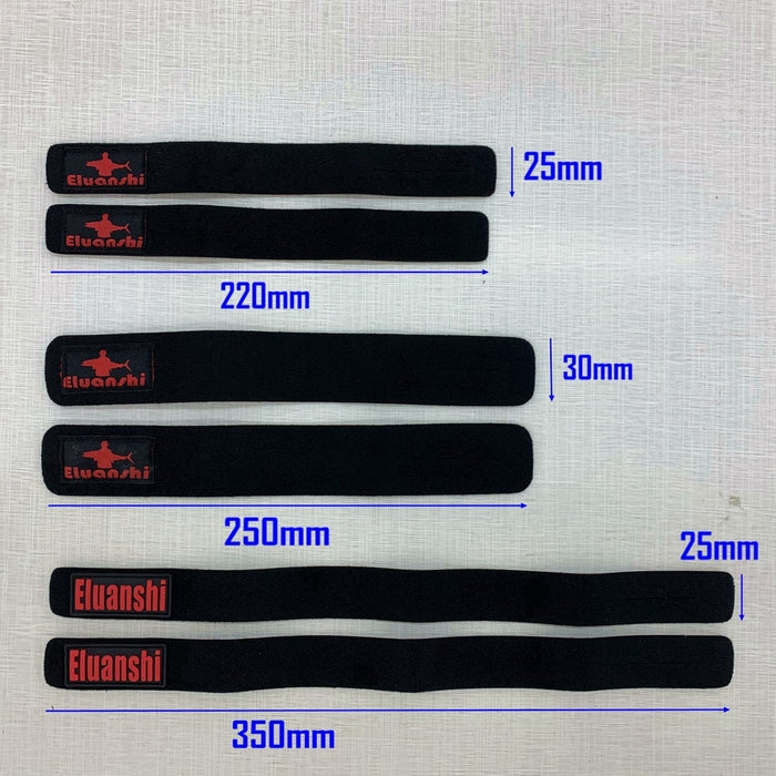 4 Pieces Fishing Rod Belt Strap Rope