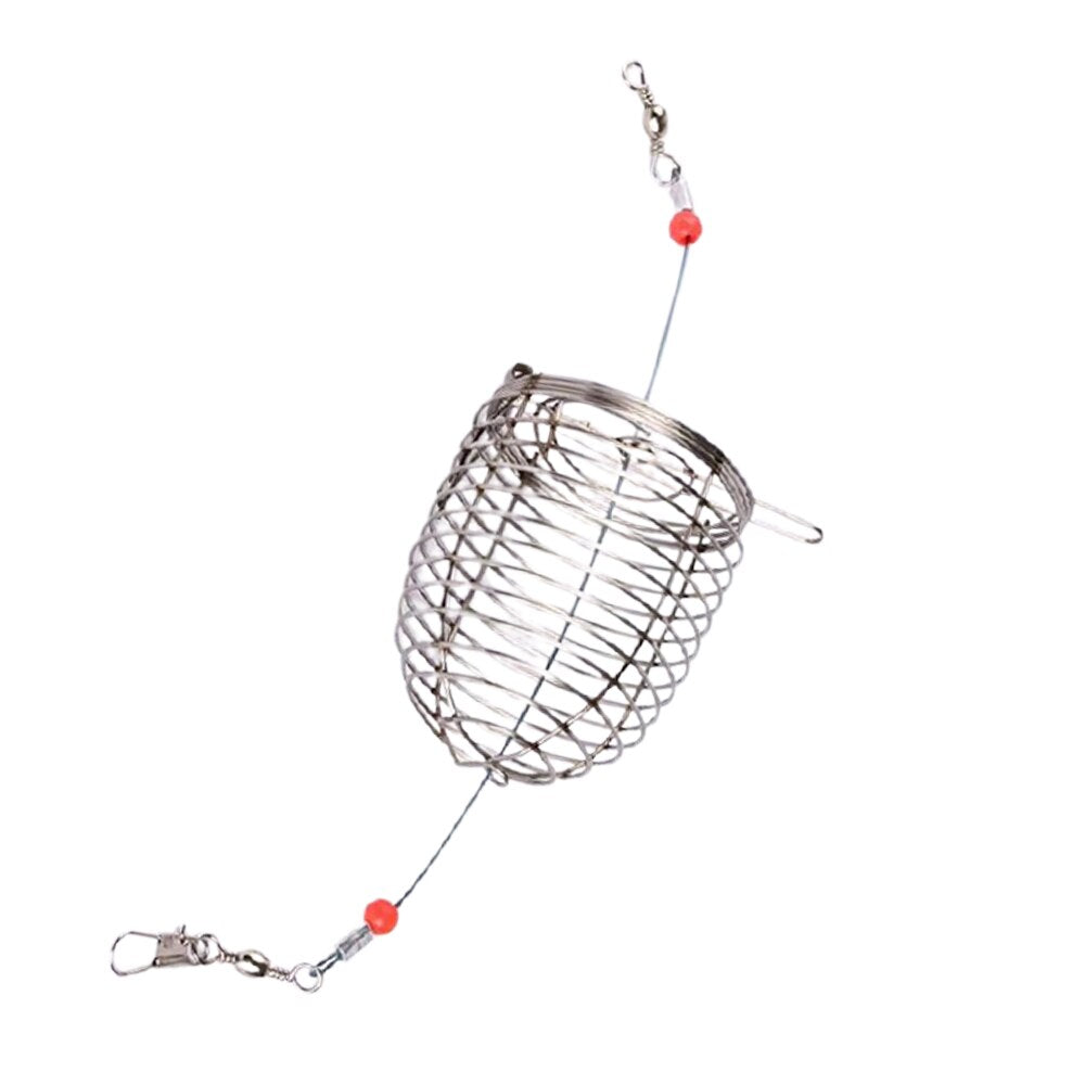 5 Pcs Stainless Steel Fishing Bait Cage