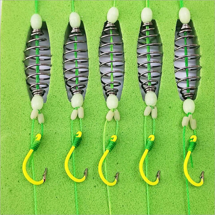 5 Pairs/lot High Carbon Steel Fishing Hooks