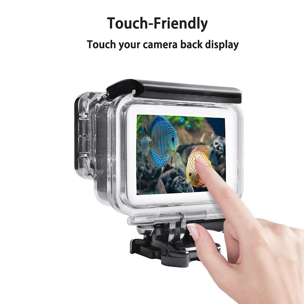 50m/197ft Waterproof Case Touch Screen