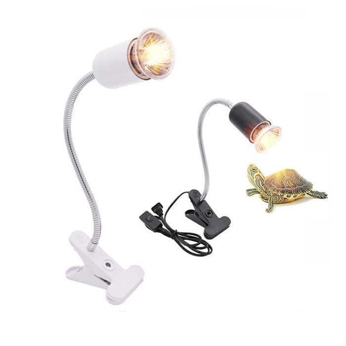 50w Halogen Bulb Included Reptile Heat Lamp Adjustable Gooseneck