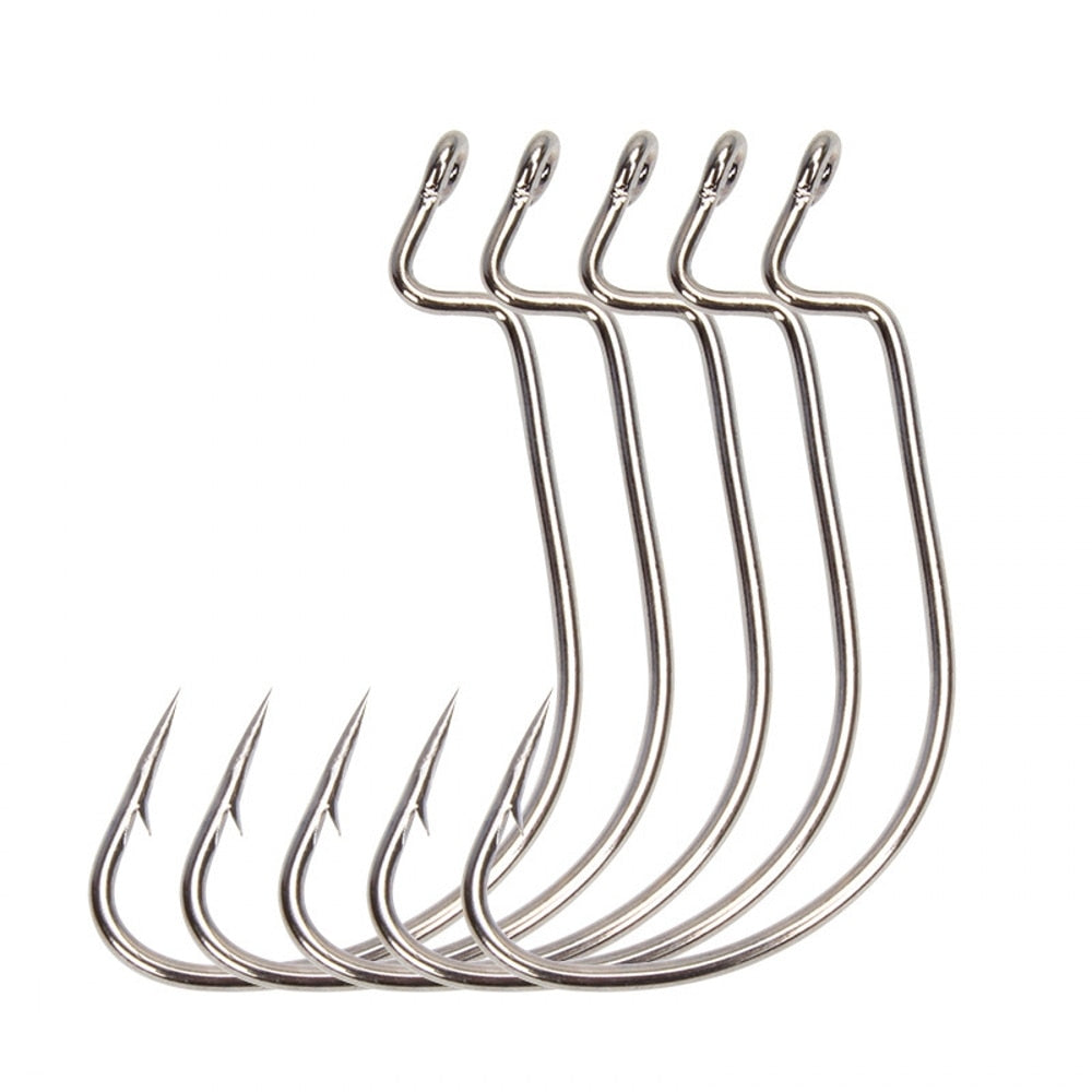50pcs/Lot Wide Gap Texas Fishing Hooks