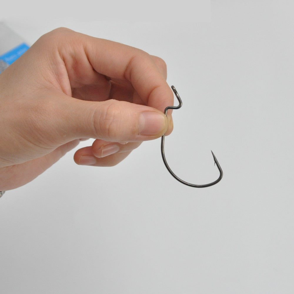50pcs/Lot Wide Gap Texas Fishing Hooks