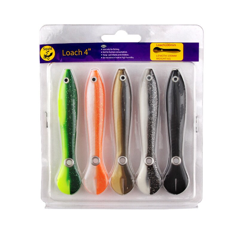 5PCS/10PCS Soft Bionic Fishing Lure