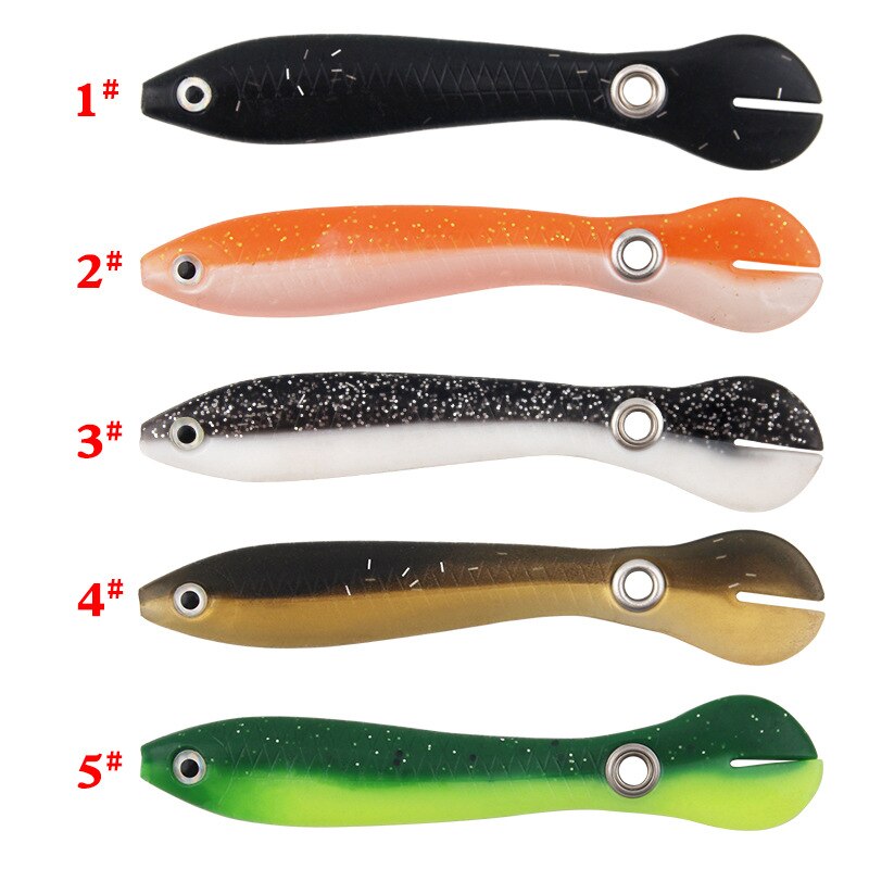 5PCS/10PCS Soft Bionic Fishing Lure