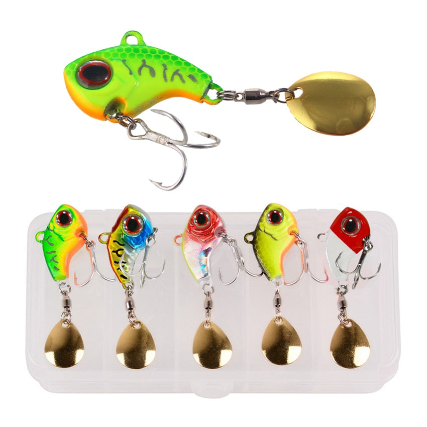 5pcs/box Spinner Fishing Lure