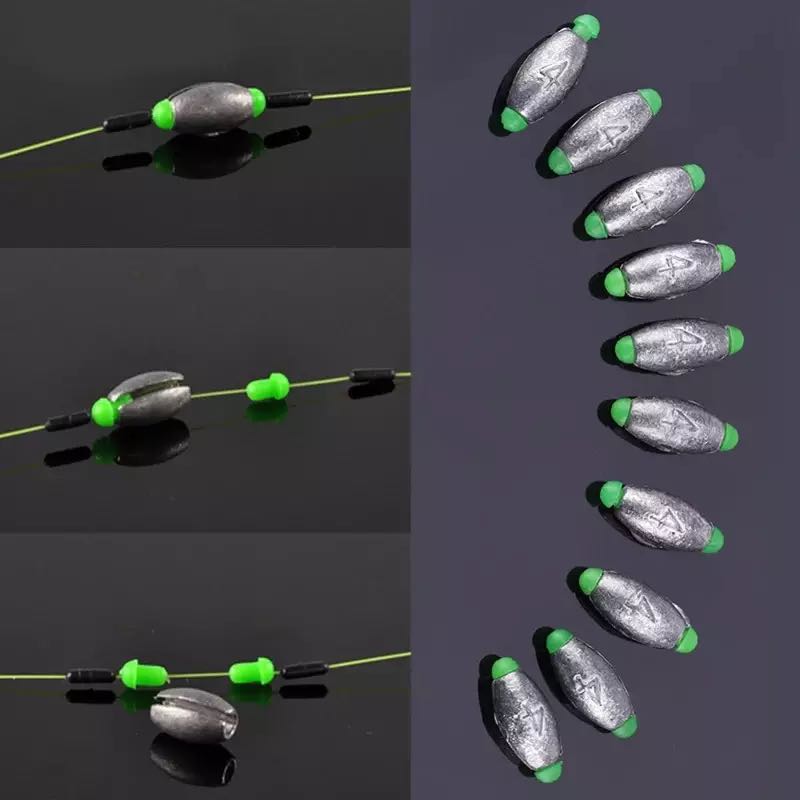 5pcs/10pcs Fishing Weight Sinker 2g-30g