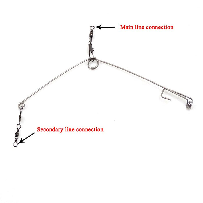 5pcs Automatic Fishing Hook Trigger Stainless Steel