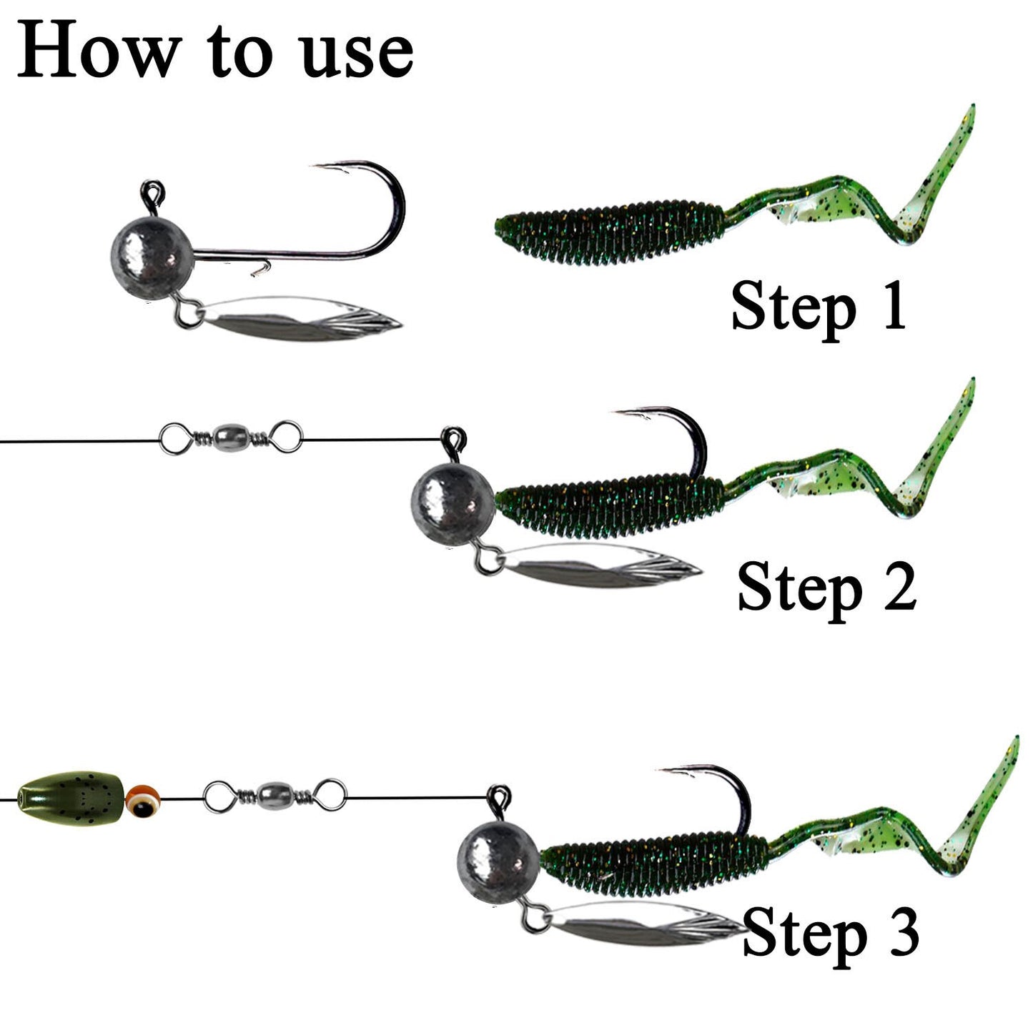 5pcs Jig Head Fishing Hook