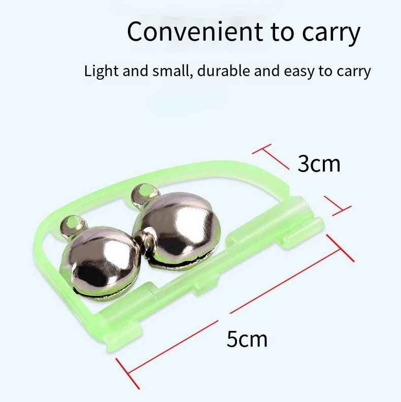 5pcs/Lot Night Fishing Luminous Light Twin Bells