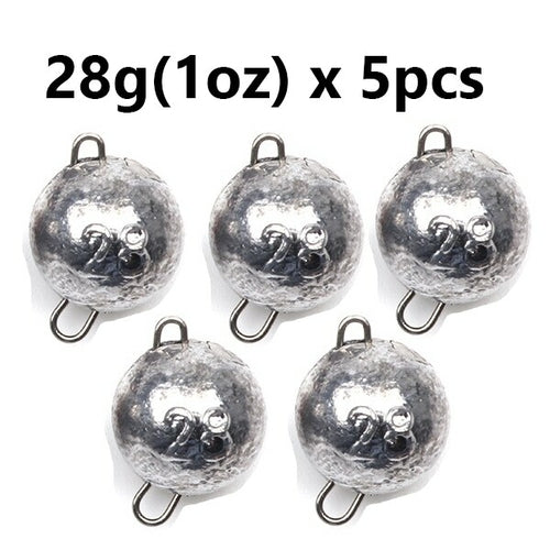 5pcs/lot Fishing Weight Sinker 3g-28g