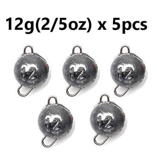 5pcs/lot Fishing Weight Sinker 3g-28g