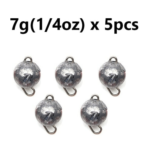 5pcs/lot Fishing Weight Sinker 3g-28g