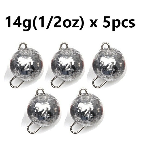 5pcs/lot Fishing Weight Sinker 3g-28g