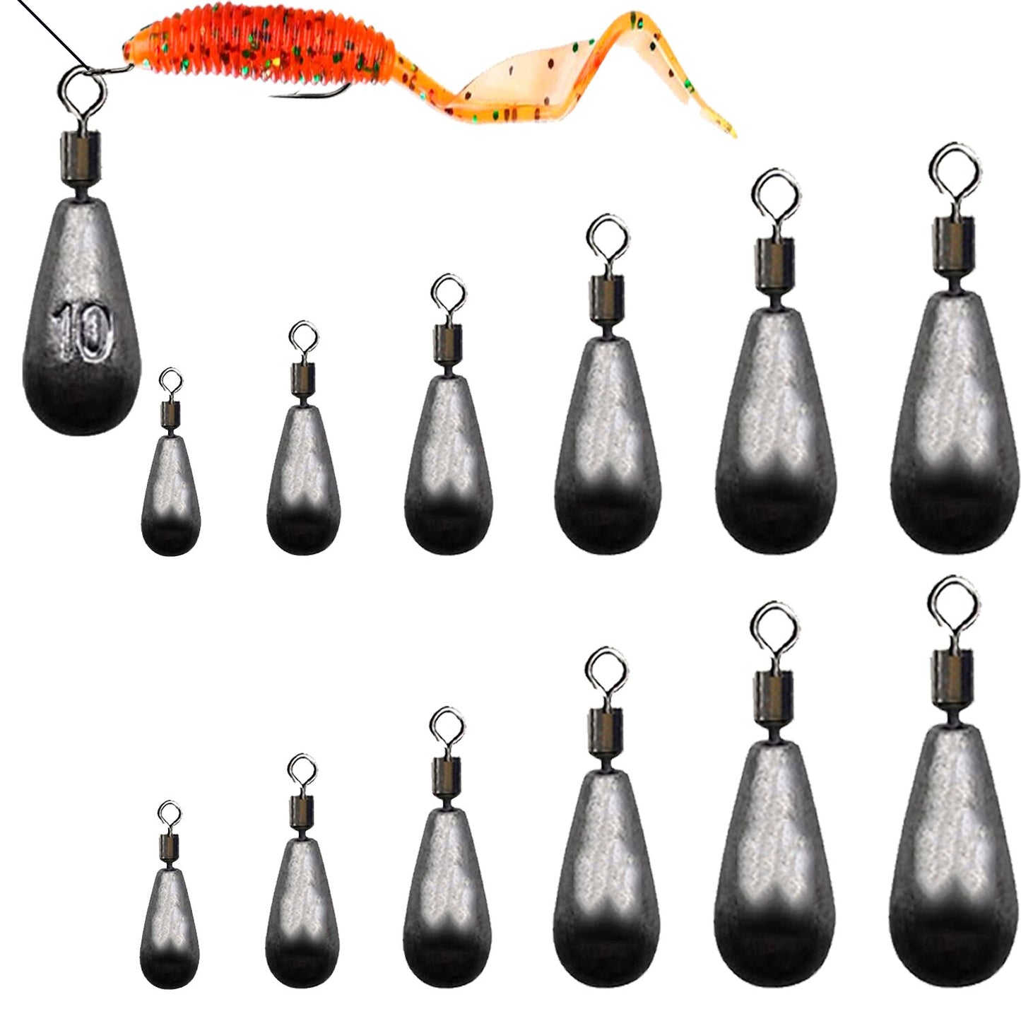 5pcs/lot Fishing Weights Sinkers