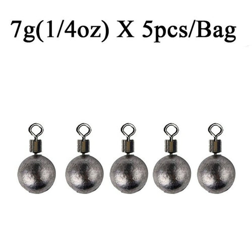 5pcs/lot Fishing Weights Sinkers