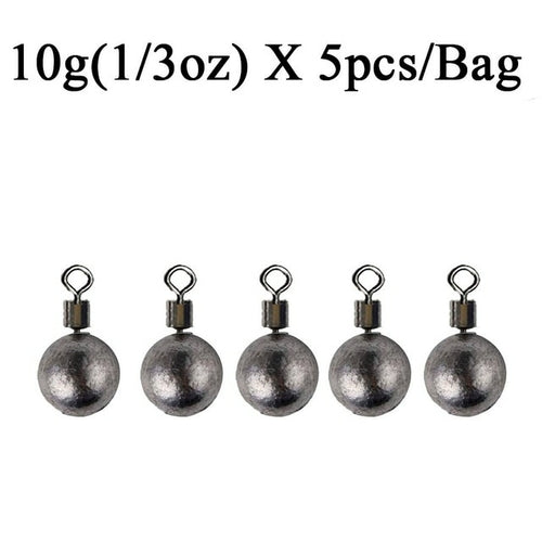 5pcs/lot Fishing Weights Sinkers