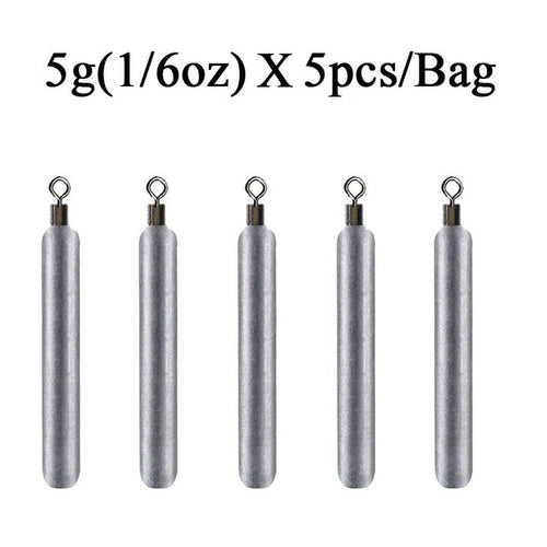 5pcs/lot Fishing Weights Sinkers
