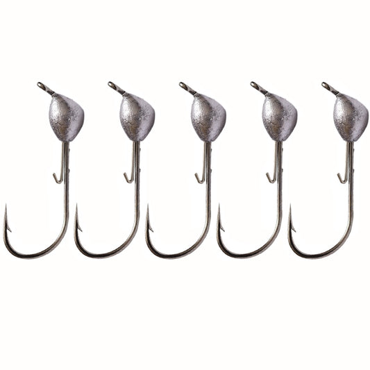 5pcs/lot Crank Jig Head Fishing Hook Crank