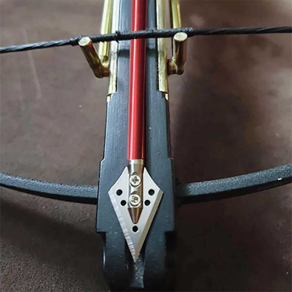 6/12pcs 6.5" Arrows Steel Thick Head Hunting