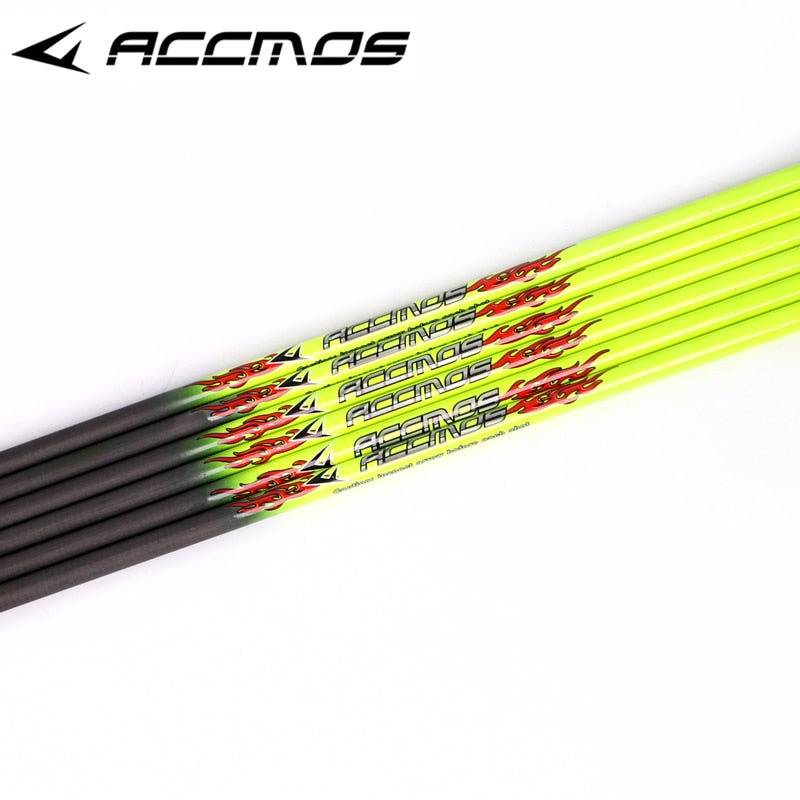 6/12pcs Id 4.2mm Pure Carbon Arrow Spine