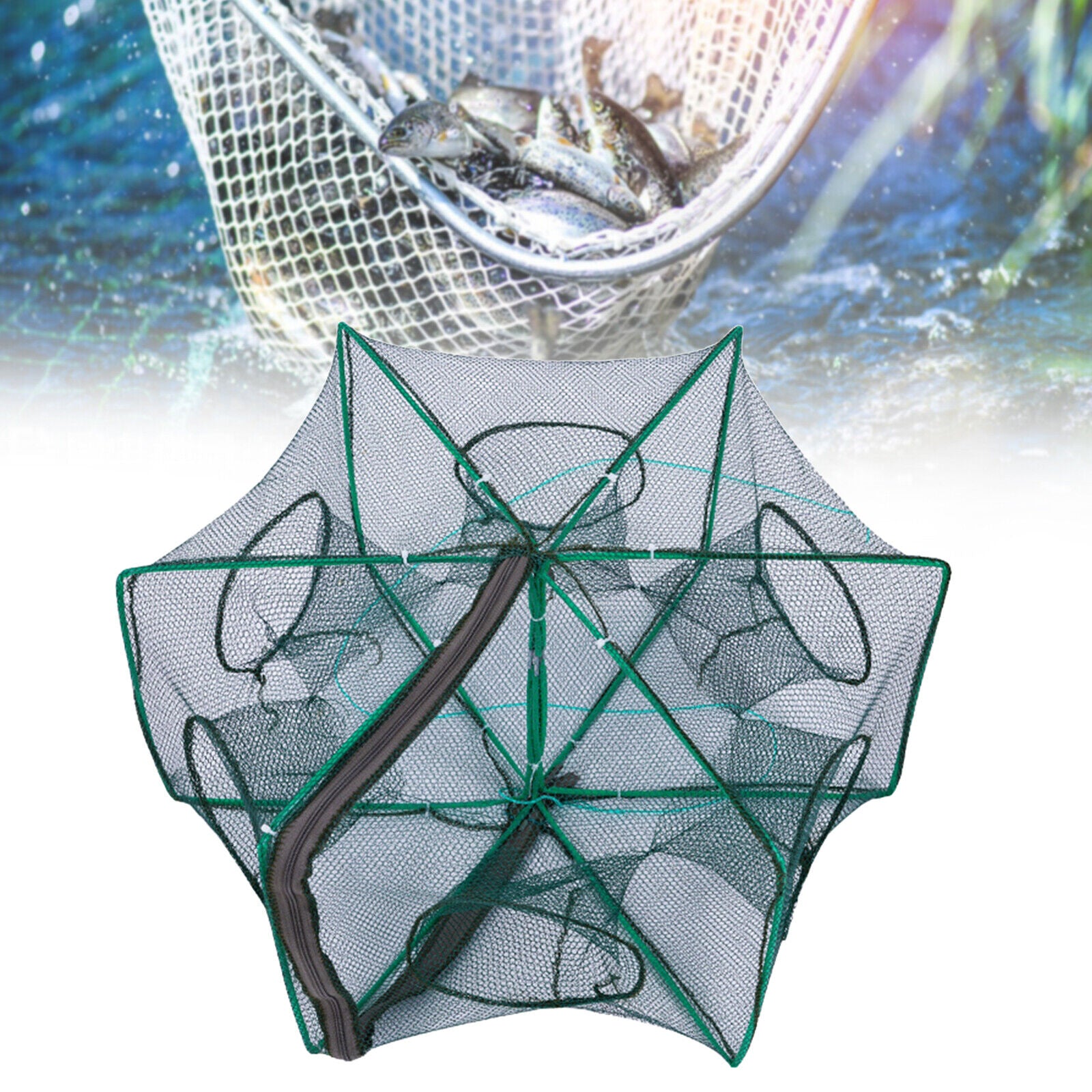 6 Hole Folding Fishing Net