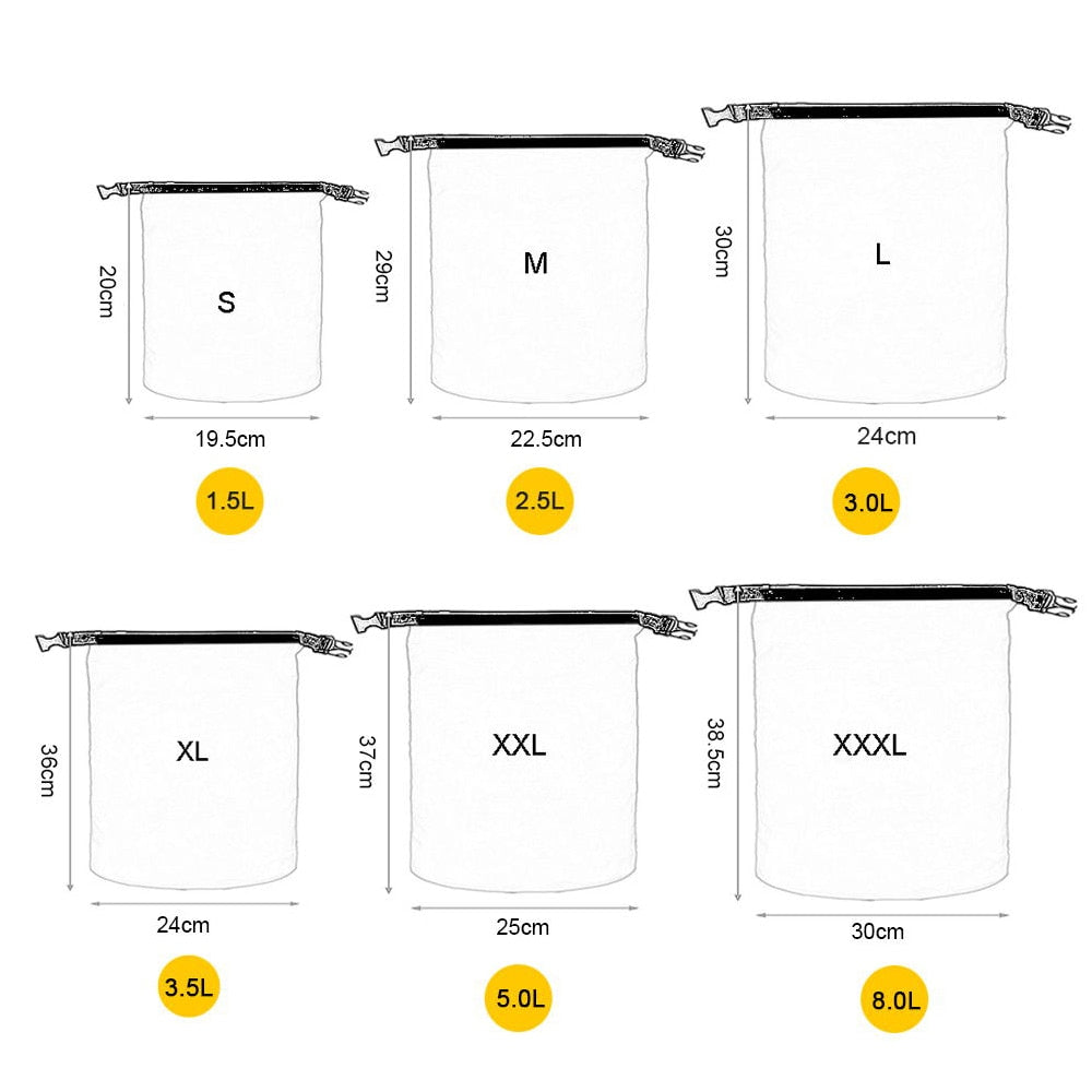 6 Pcs Outdoor Waterproof Bag