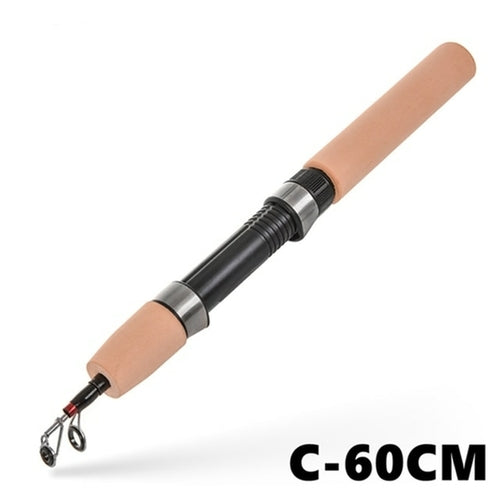 Winter Fishing Gear Set Fiberglass Fish Rod