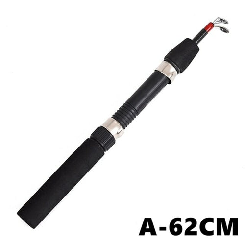 Winter Fishing Gear Set Fiberglass Fish Rod