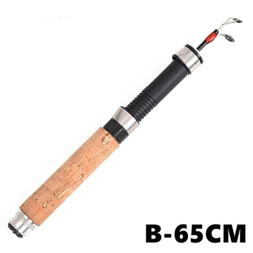 Winter Fishing Gear Set Fiberglass Fish Rod