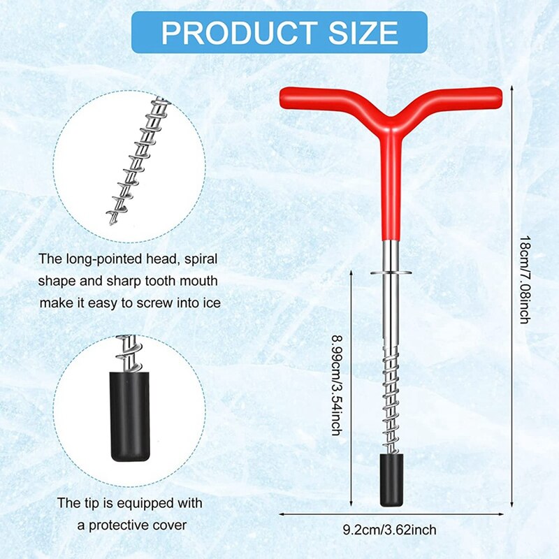Ice Fishing Rod Holders Metal Tent Stakes