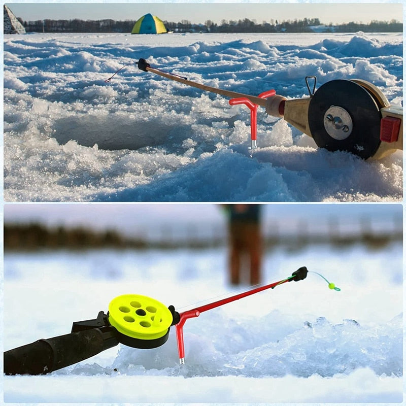 Ice Fishing Rod Holders Metal Tent Stakes